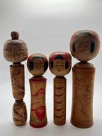 Set of Special kokeshi dolls  - Pop Kokeshi - 1960-1970 -