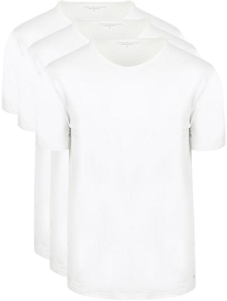 Tommy Hilfiger T-shirts O-Hals 3-Pack Wit maat XXL Heren, Kleding | Heren, T-shirts, Wit, Nieuw, Overige maten, Verzenden