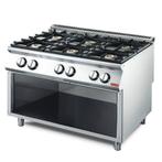 Gasfornuis met Opbergruimte | 6 Branders Gastro-M, Verzenden, Nieuw in verpakking