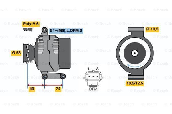 Dynamo / Alternator FORD TRANSIT (2.0 DI,2.0), Auto-onderdelen, Motor en Toebehoren, Nieuw, Ophalen of Verzenden