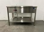 RVS Werktafel met Bain-Marie - Deltahoreca, Verzenden, Gebruikt