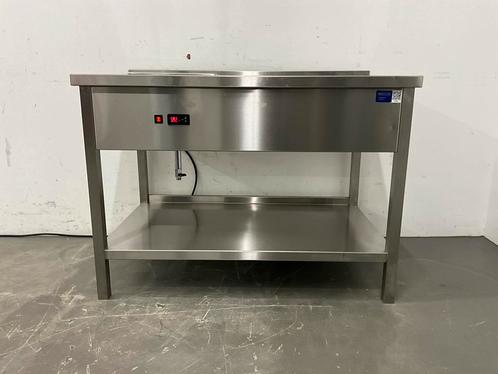 RVS Werktafel met Bain-Marie - Deltahoreca, Zakelijke goederen, Horeca | Keukenapparatuur, Gebruikt, Verzenden