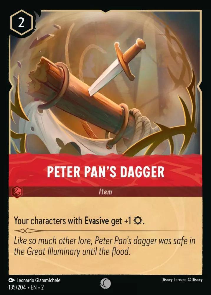 [135/204][S2] - PETER PANS DAGGER ENG NON-FOIL [M/NM], Verzamelen, Disney, Verzenden