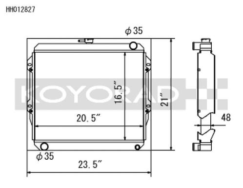 Koyo Toyota 84-95 Pickup 2WD/4WD/ 4Runner 2.4L I4 (22R/RE), Auto-onderdelen, Motor en Toebehoren, Ophalen of Verzenden