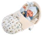 Llorens pop Nico met slaapzak - 40cm (Poppen 37- 45 cm), Ophalen of Verzenden, Nieuw, Overige typen