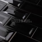 Wandtegel evolution in metro glans zwart 7,5x15 cm, Doe-het-zelf en Verbouw, Ophalen, Nieuw, 10 m² of meer, Wandtegels