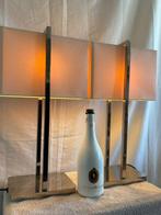 Grantlamp - Tafellamp (2) - Metaal, Chroom, Textiel, Huis en Inrichting, Nieuw