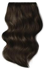 Remy Human Hair extensions Double Weft  16 - bruin 3#, Nieuw