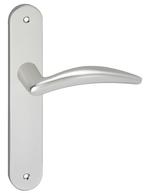 Deurklink Windsor op schild Ovaal Blind aluminium, Doe-het-zelf en Verbouw, Verzenden, Nieuw