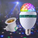 LED E27 3W RGB draaiende roterende lamp disco licht, Muziek en Instrumenten, Licht en Laser, Verzenden, Nieuw