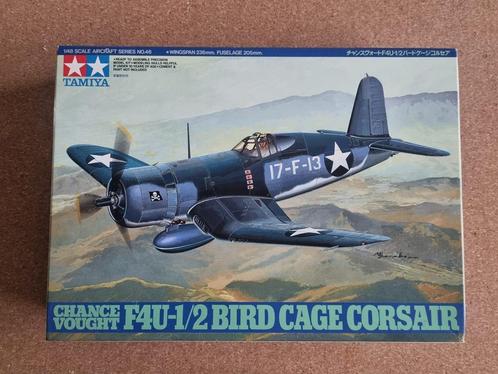 Tamiya 61046 Chance Vought F4U-1/2 Bird Cage Corsair 1:48, Hobby en Vrije tijd, Modelbouw | Vliegtuigen en Helikopters, Verzenden