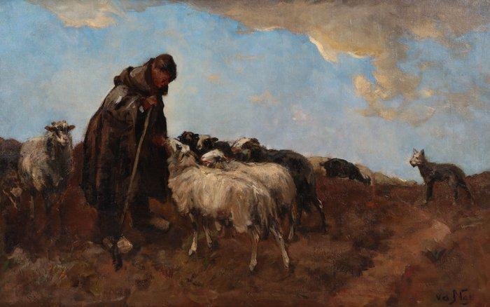 Willem Hendrik van der Nat (1864–1929) - Herder, Antiek en Kunst, Kunst | Schilderijen | Klassiek