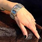 Armband van staal met parelmoer van Paua Shell - Haliotis