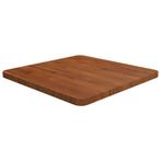 vidaXL Tafelblad vierkant 50x50x2,5cm behandeld eiken, Verzenden, Nieuw