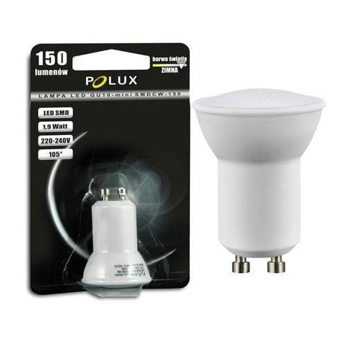 LED Mini GU10 - KOUD wit - (35mm) 150 lumen - 1,9 Watt - Pol, Huis en Inrichting, Lampen | Losse lampen, Led-lamp, Nieuw, Ophalen of Verzenden