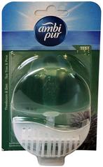 Toiletblok Ambi Pur tea tree en pine navulbaar 55 ml, Verzenden