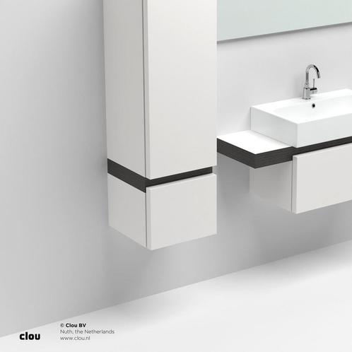 Ladekast Clou Match Me 40cm Hoogglans Wit RAL9016, Doe-het-zelf en Verbouw, Sanitair, Bad, Nieuw, Ophalen of Verzenden