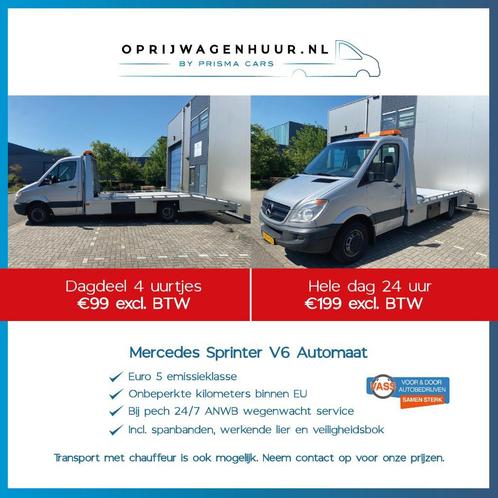 Oprijwagen huren | KILOMETERVRIJ | SLEEPWAGEN | TRANSPORT!, Diensten en Vakmensen, Verhuur | Auto en Motor, Personenauto, Verhuiswagen of Bestelauto