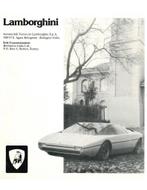 1975 LAMBORGHINI PROGRAMMA BROCHURE ENGELS, Nieuw, Author