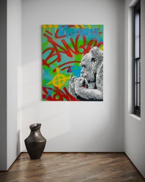 Sinao (1981) - Curiosity [100% handmade], Antiek en Kunst, Kunst | Schilderijen | Modern