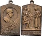 Bronze-plakette 1914 Haus Habsburg / Österreich Franz Jos.., Verzenden