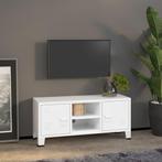 vidaXL Tv-meubel industrieel 105x35x42 cm metaal wit, Nieuw, Verzenden