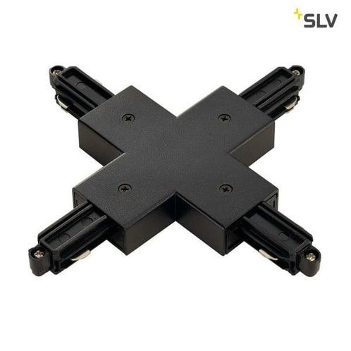 SLV 1-Fase-Rail Kruis-verbinder opbouw zwart, Huis en Inrichting, Lampen | Plafondlampen, Nieuw, Verzenden