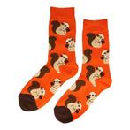 Sokken Eekhoorn Print Maat 36-43 Oranje, Sieraden, Tassen en Uiterlijk, Verzenden, Nieuw