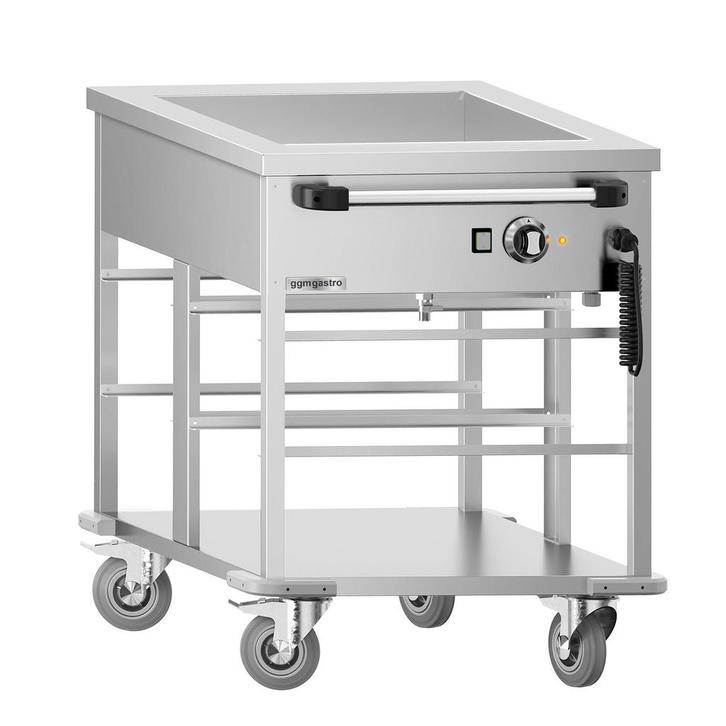 GGM Gastro | Bain-marie wagen - 1 kW - 1x GN 2/1 of 2x GN |, Zakelijke goederen, Horeca | Overige, Verzenden
