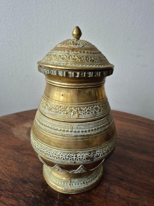Container met deksel - Sumatra - Indonesië (Zonder, Antiek en Kunst, Kunst | Niet-Westerse kunst