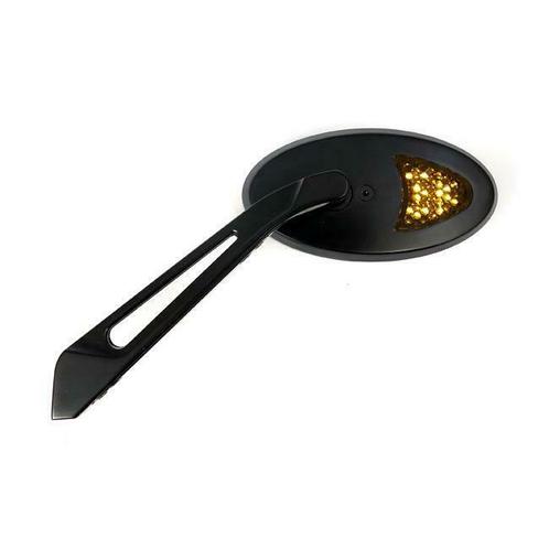 Spiegel Set | LED Richtingaanwijzers | Zwart, Motoren, Onderdelen | Merk-onafhankelijk, Nieuw, Verzenden