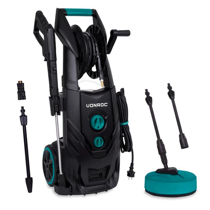 PRO Hogedrukreiniger V25-2 – 2500W – 195 bar – Inductiemotor, Tuin en Terras, Hogedrukreinigers, Nieuw, Verzenden