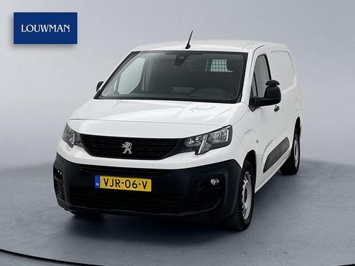 Peugeot Partner 1.5 BlueHDI Premium Long Navigatie Achteruit, Auto's, Bestelauto's, Lease, Overige kleuren, Automaat, Wit, Financial lease
