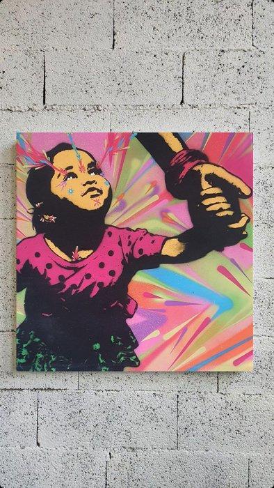 STINKFISH (1981) - Kathmandu Girl, Antiek en Kunst, Kunst | Schilderijen | Modern