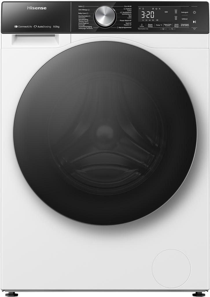 Hisense WF5S9045BW voorlader wasmachine, Witgoed en Apparatuur, Wasmachines, 1200 tot 1600 toeren, 8 tot 10 kg, Nieuw, Voorlader