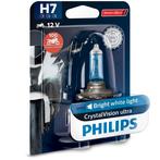 Philips H7 CrystalVision Ultra Moto 55W 12V Motorkoplamp, Motoren, Tuning en Styling