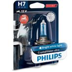 Philips H7 CrystalVision Ultra Moto 55W 12V Motorkoplamp, Motoren, Verzenden