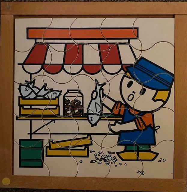 Rolf Puzzel bij de visboer (25 stukjes), Boeken, Schoolboeken, Nieuw, Verzenden