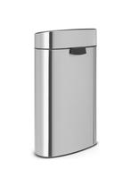 Brabantia Touch Bin Prullenbak - 40 liter - Matt Steel, Verzenden, Zo goed als nieuw