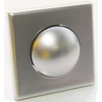 Mini Knop+Ring Vierkant Pushlock Mat Chroom 2st., Caravans en Kamperen, Nieuw