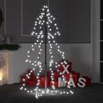vidaXL Kegelkerstboom 160 LEDs binnen en buiten 78x120 cm, Diversen, Kerst, Verzenden, Nieuw