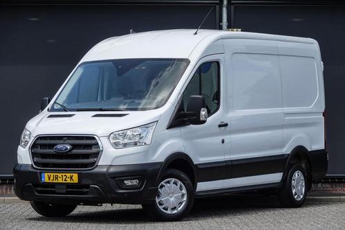 Ford Transit L2H2 2.0Tdci 130Pk | Trend | Stoel-Bank | Trekh, Auto's, Bestelauto's, Lease, Overige kleuren, Handgeschakeld, Wit