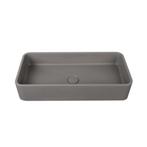 Waskom Siro 60x28x12cm beton rechthoek grijs inclusief, Verzenden, Nieuw