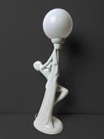 Lamp - Design witte keramiek vrouw lamp - Keramiek, Antiek en Kunst