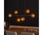 Hanglamp Molecule 6 lampen mix glass - Artic zwart, Ophalen of Verzenden, Nieuw
