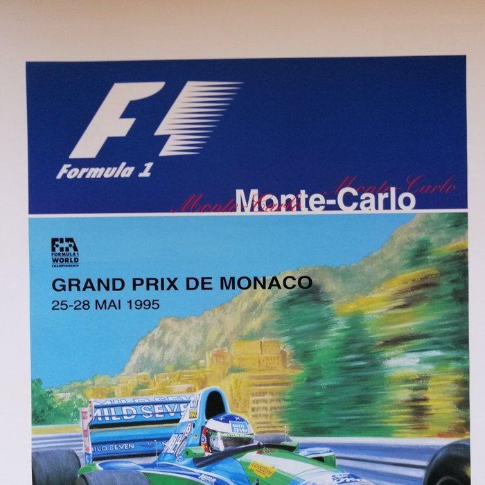Luc de Clerfayt - Grand prix de formule 1 à Monaco 1995 -, Verzamelen, Automerken, Motoren en Formule 1