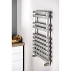 Handdoekradiator Sapho Truva Recht 50x75 cm Geborsteld RVS, Ophalen of Verzenden, Nieuw