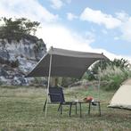 Strandtent Bernheze zonbescherming 200x200x170 cm grijs pro., Verzenden, Nieuw