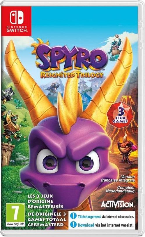Spyro Reignited Trilogy (Switch Games) (Nintendo Switch), Spelcomputers en Games, Games | Nintendo Switch, Zo goed als nieuw, Ophalen of Verzenden