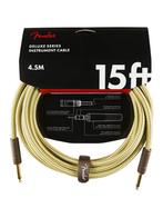 Fender Deluxe Series instrument kabel 4.5m tweed, Verzenden, Nieuw
